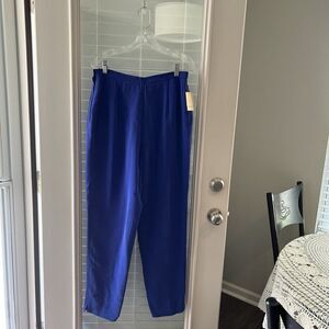 Dana Bachman Women’s Pants 14 100% Silk